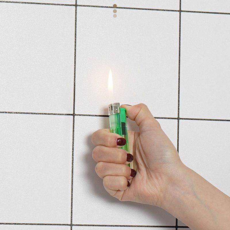 Frendorf | Moderne Peel and Stick Fliesen PVC Quadratische Tapete für Küche und Bad Splashback