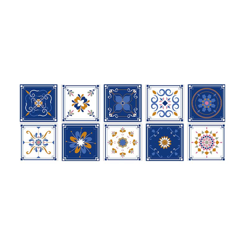 Frendorf | Quadratische Peel & Stick Mosaikfliese PVC Wasserdichte Mosaikfliesen Tapete