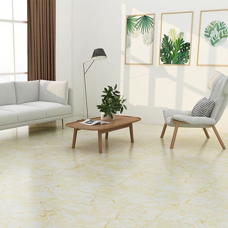 Frendorf | PVC-Bodenbelag Peel & Stick Stein Design Quadratischer Vinylboden für das Wohnzimmer