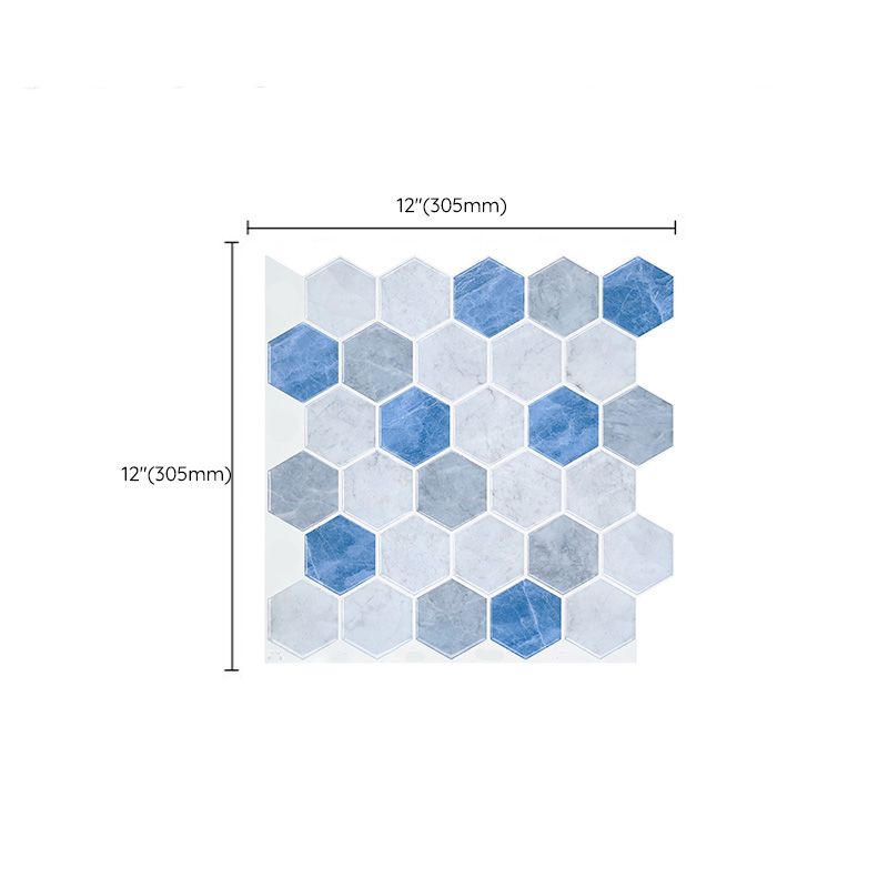 Frendorf | Mosaikfliesen zum Abziehen und Aufkleben Moderne Stil Tapete mit quadratischer Form