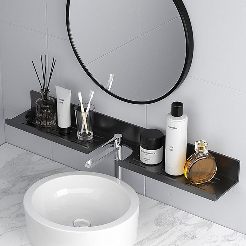 Frendorf | 2-teiliges modernes Badezimmer-Hardware-Set Badregal aus Aluminium