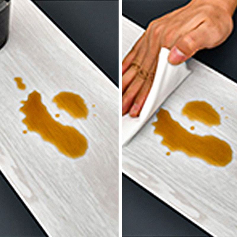 Frendorf | Modernes Peel and Stick Tile Kunststoff Flexibles Holzlook Kratzfestes Vinylplanke