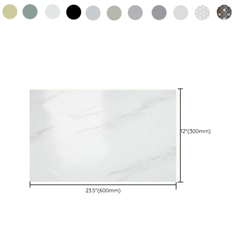 Frendorf | Einzel Fliesen Tapete Modern PVC Abzieh- und Klebefliese mit rechteckiger Form