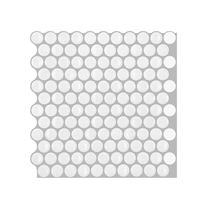 Frendorf | Moderne Peel and Stick Fliesen PVC Penny Round Peel and Stick Rückwandfliesen