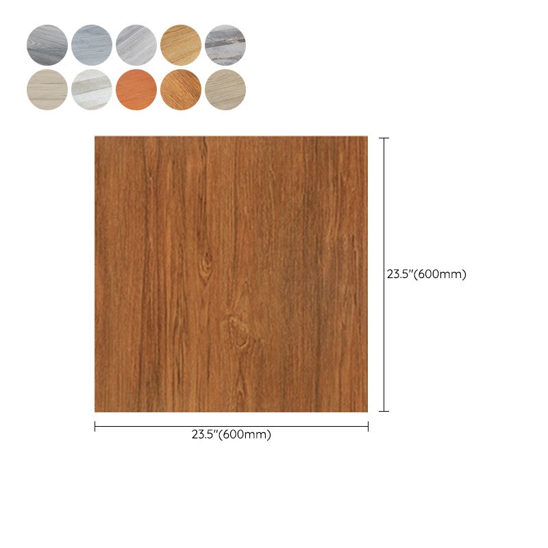 Frendorf | Modernes PVC-Fußbodenbelag Peel and Stick Holzlook geprägte Vinylbodenfliesen