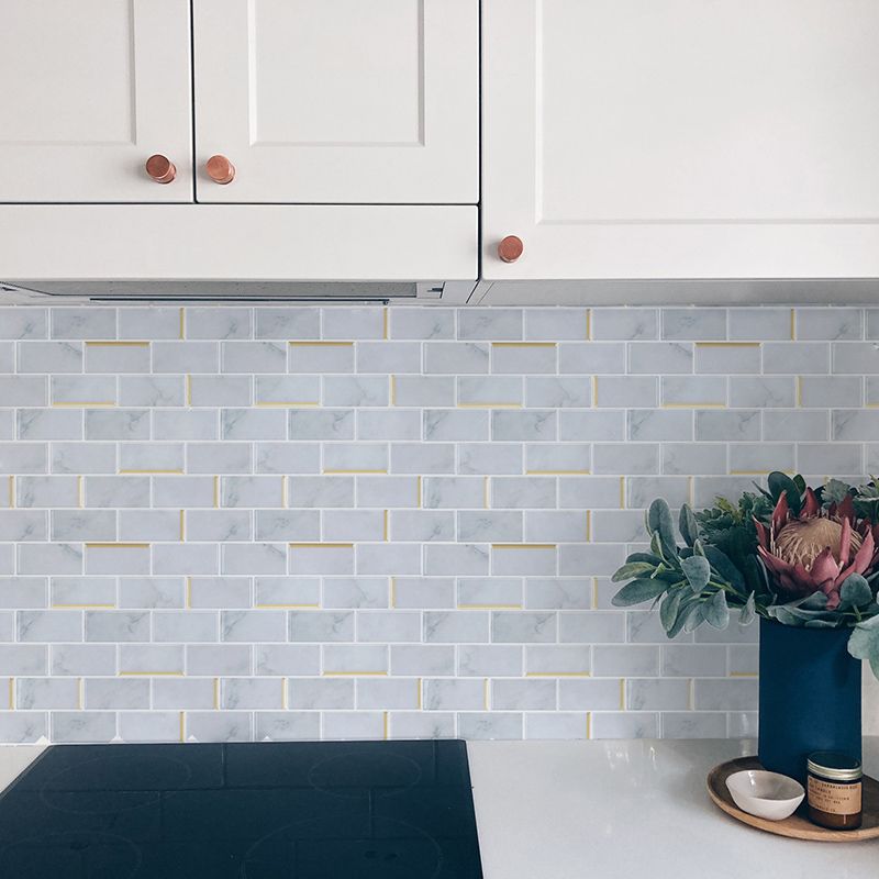 Frendorf | Mosaikfliese Peel & Stick Fliese PVC Küchenrückwand Peel and Stick Wandfliese