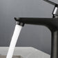Frendorf | Rundes Gefäß Wasserhahn Hebelgriff Edelstahl Badezimmer Wasserhahn mit Wasserhose