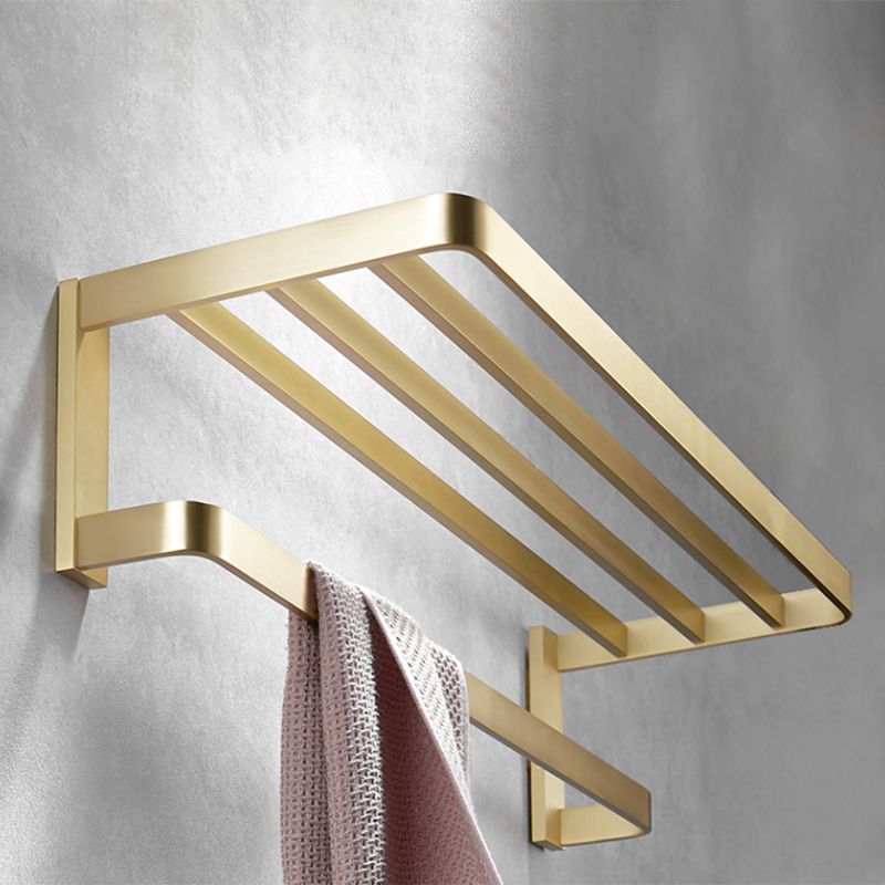 Frendorf | Gebürstetes Messing Badezimmer Hardware Set Retro Golden Badezimmer Zubehör Set