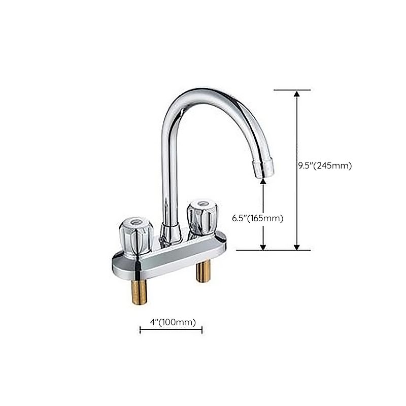 Frendorf | Moderner Stil Badezimmer Wasserhahn Doppelgriff Wasserhahn Schwenkauslauf Wasserhahn