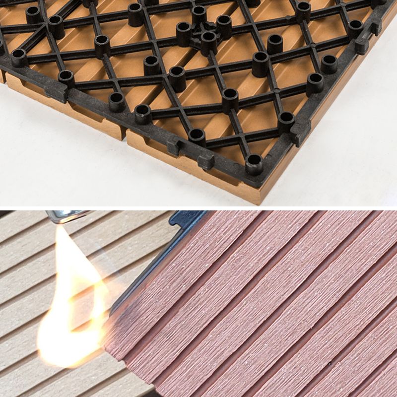 Frendorf | Modernes Kunststoffholz-Laminatplankendeck im Freien, schimmelresistentes Laminat