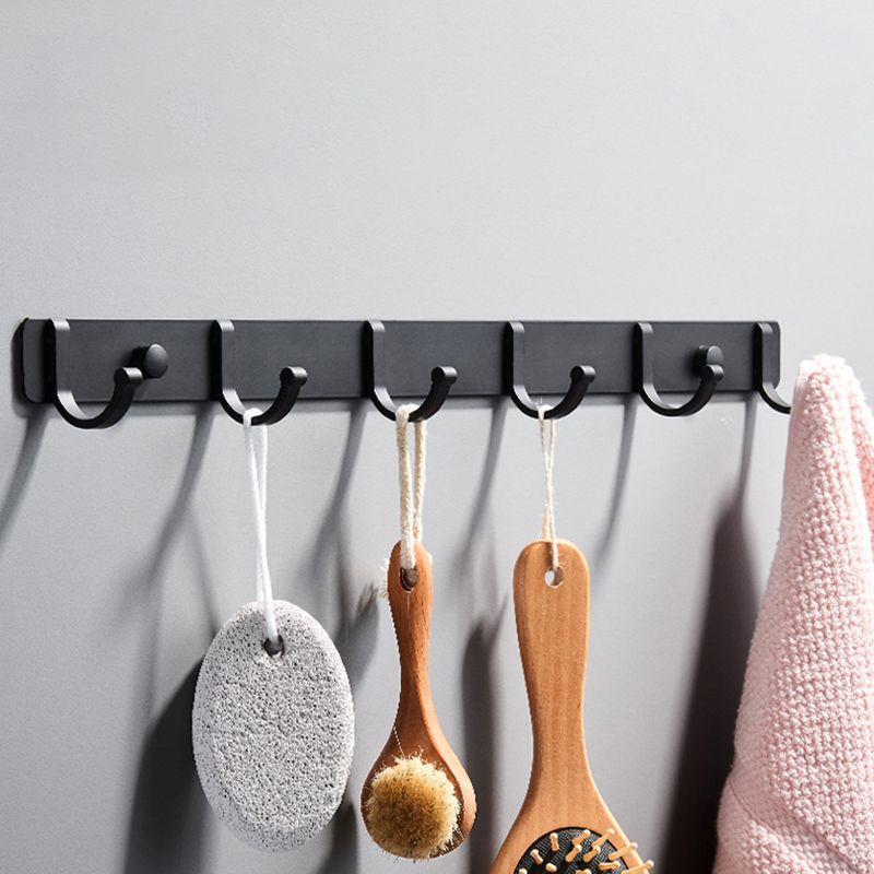Frendorf | Modernes Badezimmer Zubehör Set Silber/Schwarz Badezimmer Accessoire Kit
