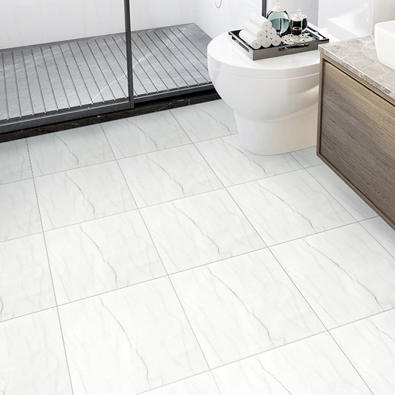 Frendorf | Quadratische Badezimmer PVC-Bodenbeläge 12" x 12" x 0,07 mm Peel and Stick Vinyl-Bodenbeläge