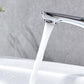 Frendorf | Basic Metall Waschbecken Wasserhahn Silber Badezimmer Wasserhahn mit Hebelgriff
