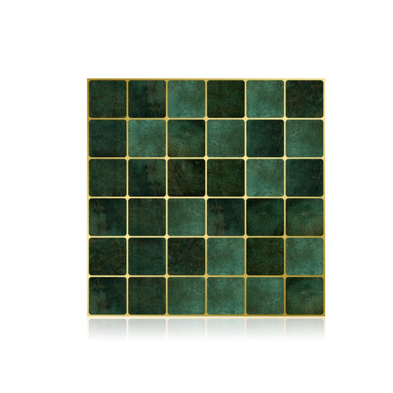Frendorf | Peel & Stick Mosaikfliese Quadrat Kunststoff Fleckenresistente Fliese - Peel & Stick für Dusche
