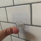 Frendorf | Hexagon Wandfliese Fettbeständiger Stahl und Küchenpapiertapete