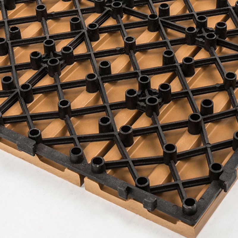Frendorf | 12" X 12" 4-Slat Quadrat PVC Bodenfliesen Mit Interlocking Installation Bodenplatten Fliesen
