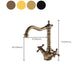 Frendorf | Deck Mounted Copper Roman Tub Faucet Double Handles Roman Tub Faucet Set