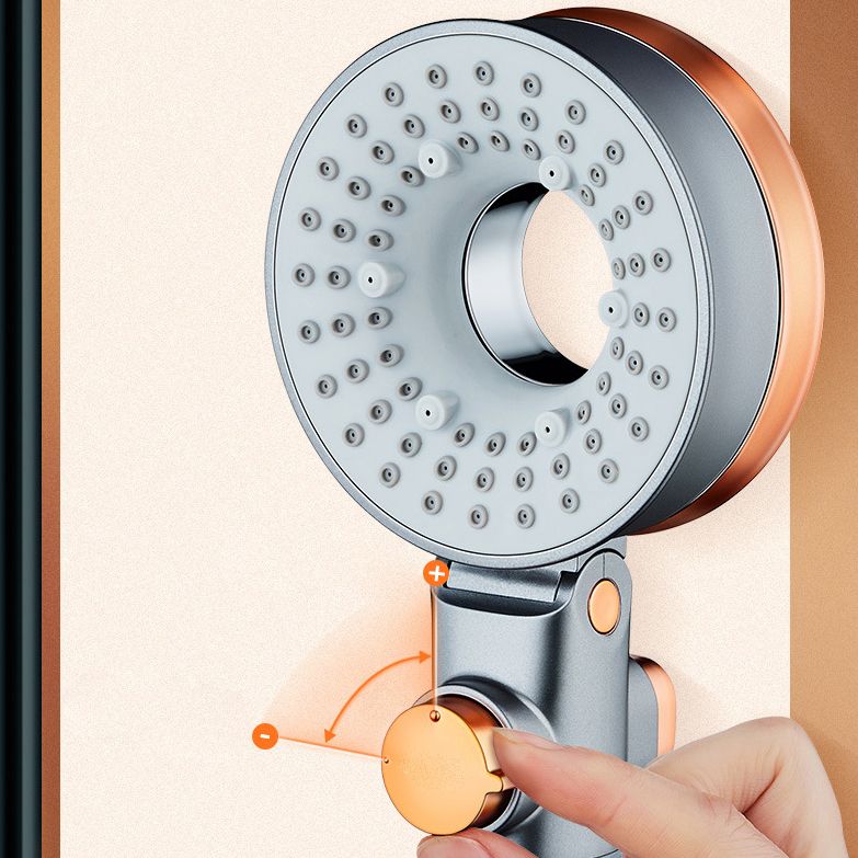 Frendorf | Wendbarer runder Duschkopf 3 Strahlarten einstellbare Wasserfluss Handdusche