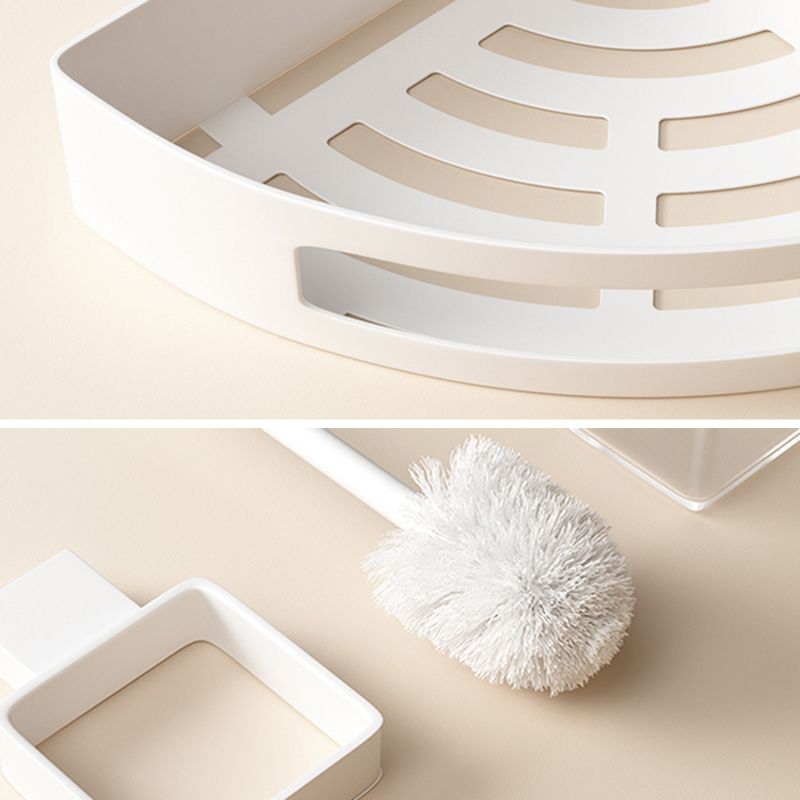 Frendorf | Modernes Weißes Badezimmerzubehörset Edelstahl Bad Hardware Set