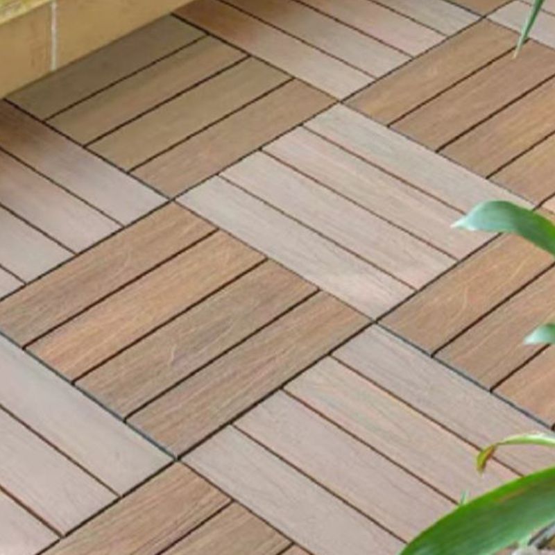 Frendorf | Quadrat Ingenieur Holzfußboden Wasserabweisend Glatte Fliese für Patio Garten