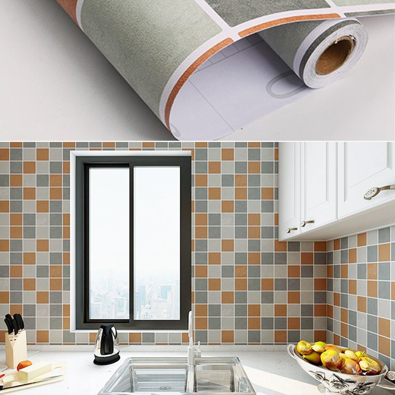 Frendorf | Moderne Peel and Stick Fliesen PVC Quadratische Tapete für Küche und Bad Splashback