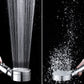 Frendorf | Zeitgenössischer Handheld Duschkopf Rund 3 Einstellungs Spraykopf in Silber