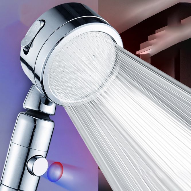 Frendorf | Zeitgenössischer Handheld Duschkopf Rund 3 Einstellungs Spraykopf in Silber