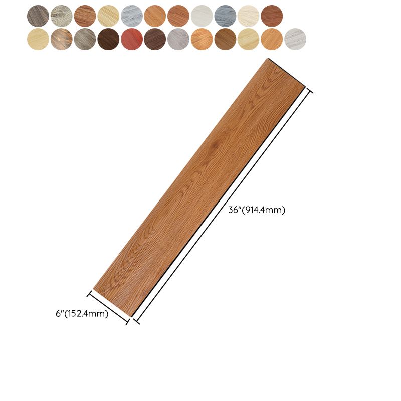 Frendorf | PVC-Bodenbelag Peel and Stick Glatte Holzoptik Rechteck Vinylboden