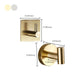 Frendorf | Modernes Badezimmerzubehör-Set Metall Kleiderhaken in poliertem Chrom/Gold