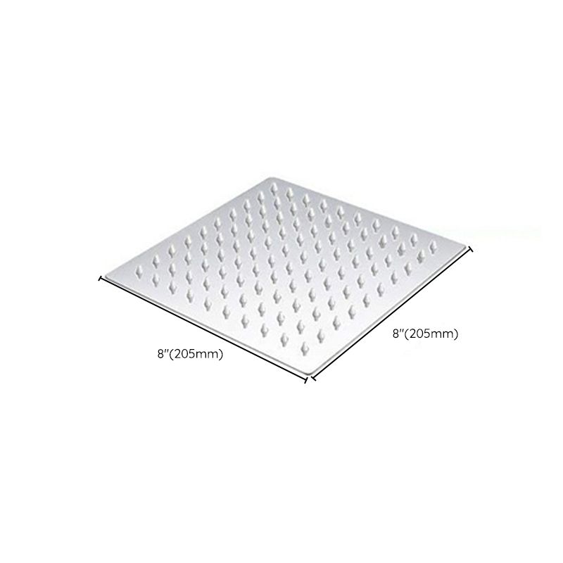 Frendorf | Klassischer Dual-Duschkopf Quadrat Großer Duschkopf mit runder Handbrause