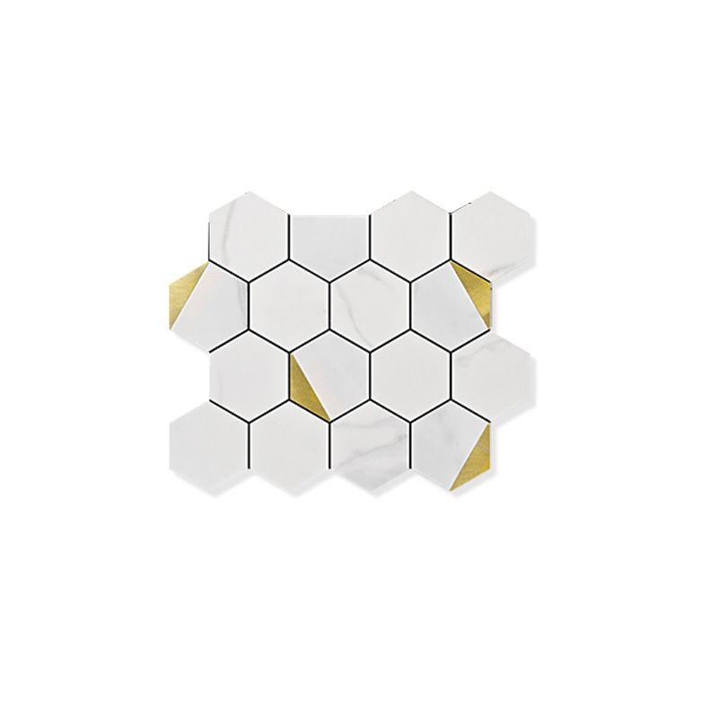 Frendorf | Hexagonale Moderne Peel and Stick Fliesen Mosaikfliesen Peel and Stick Rückwände