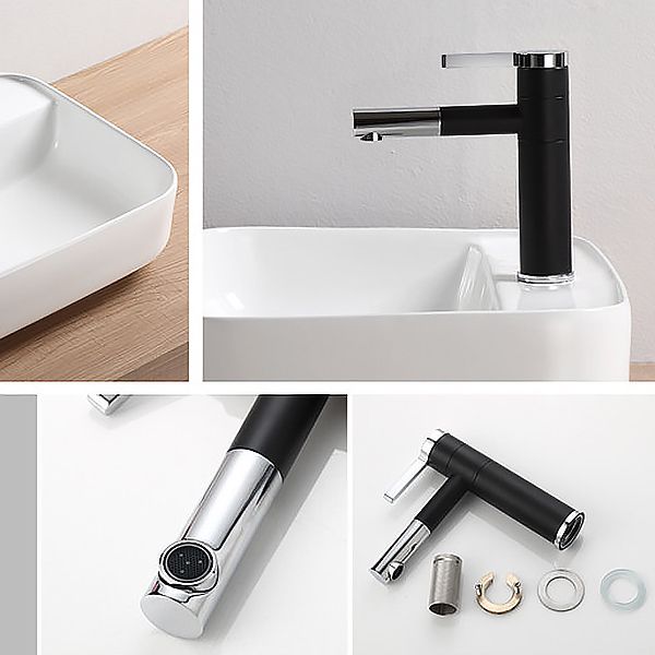 Frendorf | Glam Style Wasserhahn Einzelhebelgriff Waschbecken Wasserhahn für das Badezimmer