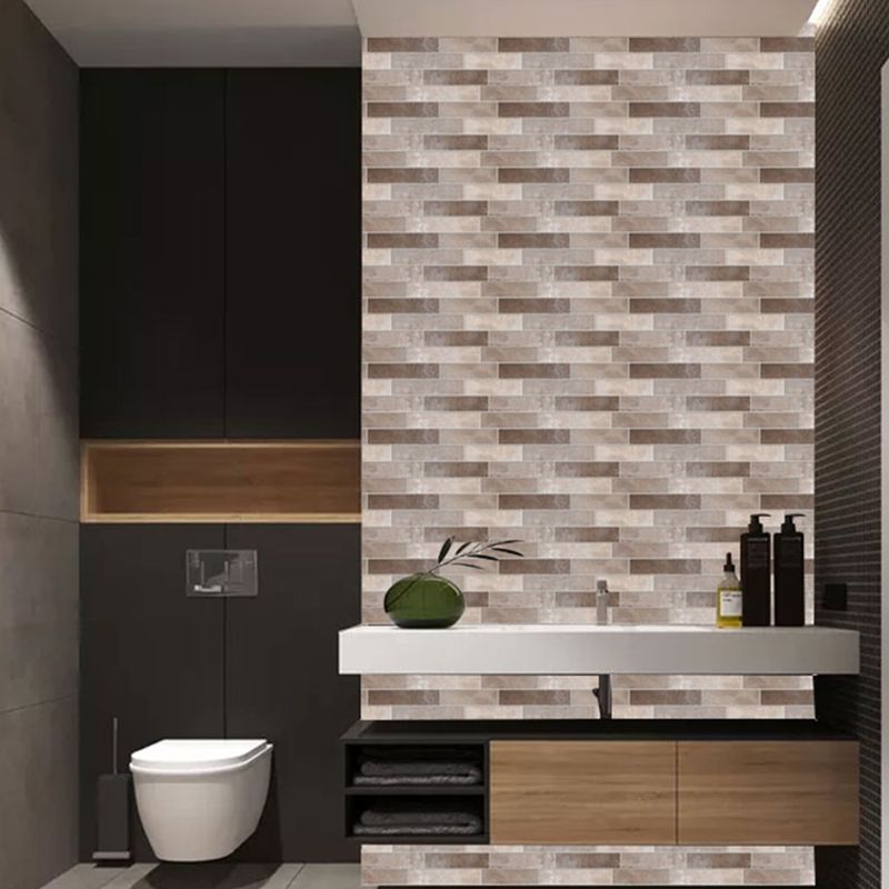Frendorf | Peel & Stick U-Bahnfliese Rechteck Wasserfest Kunststoff Peel & Stick Fliese für Dusche