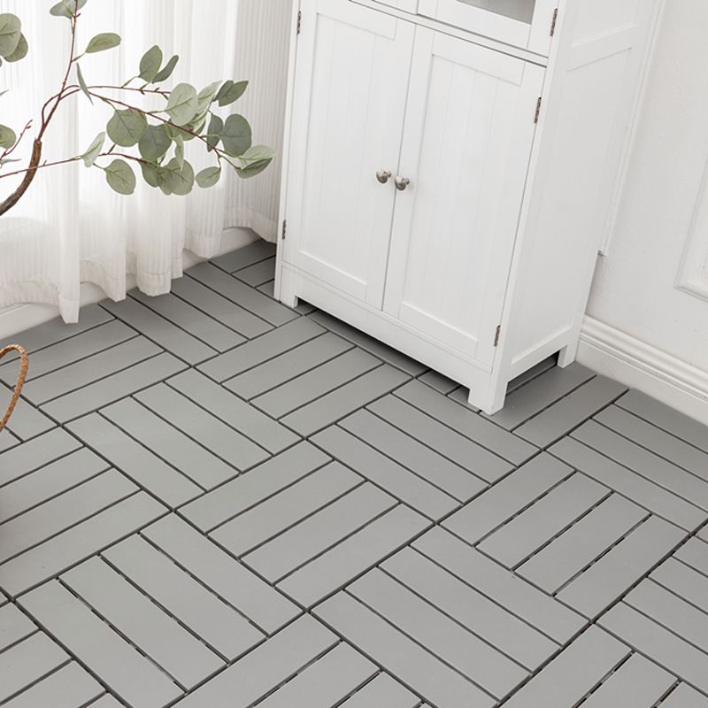 Frendorf | Moderner Stil WPC Bodenbelag Korrosionsbeständiger quadratischer Holzboden