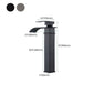 Frendorf | Waschbecken Wasserfall Auslauf Einhandarmatur mit LED Licht