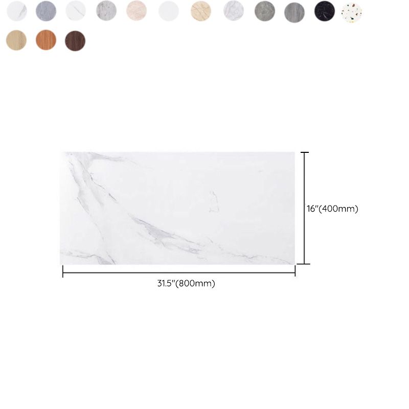 Frendorf | Einzelne Fliesen Tapete Moderner Stil PVC Tapete mit rechteckiger Form