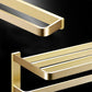 Frendorf | Gebürstetes Messing Badezimmer Hardware Set Retro Golden Badezimmer Zubehör Set