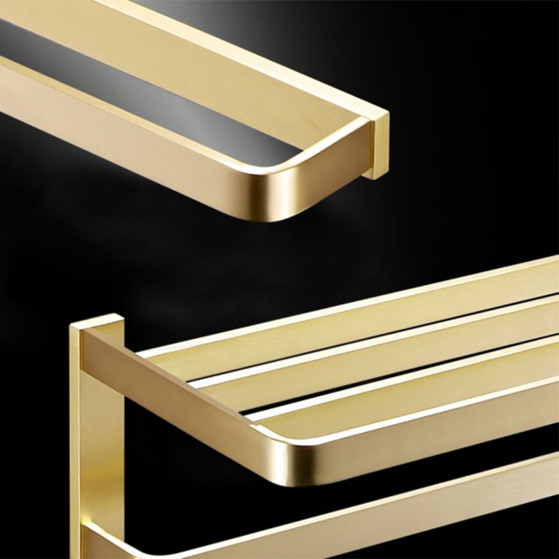 Frendorf | Gebürstetes Messing Badezimmer Hardware Set Retro Golden Badezimmer Zubehör Set