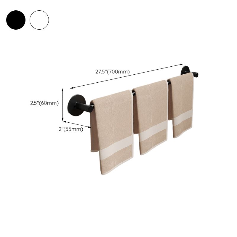 Frendorf | Aluminium Badezimmer Hardware Set Schwarzes Badezimmerzubehör Kit Handtuchhalter