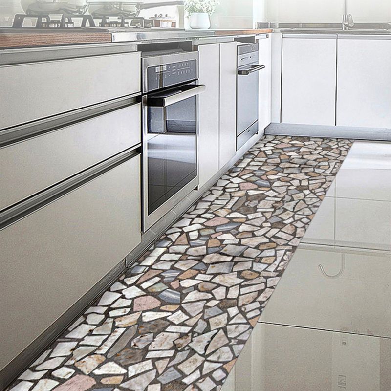 Frendorf | Moderner Stil Quadratisches PVC-Bodenbelag Stein-Design Peel and Stick Vinyl-Bodenbelag