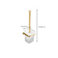Frendorf | Gebürstetes Messing Badezimmer Hardware Set Retro Golden Badezimmer Zubehör Set
