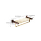 Frendorf | Traditionelles Badezimmer-Zubehörset Badregal Papierhalter Gold Badezimmer-Set