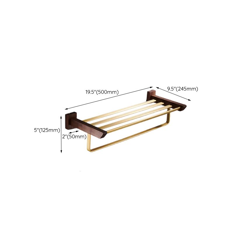 Frendorf | Traditionelles Badezimmer-Zubehörset Badregal Papierhalter Gold Badezimmer-Set