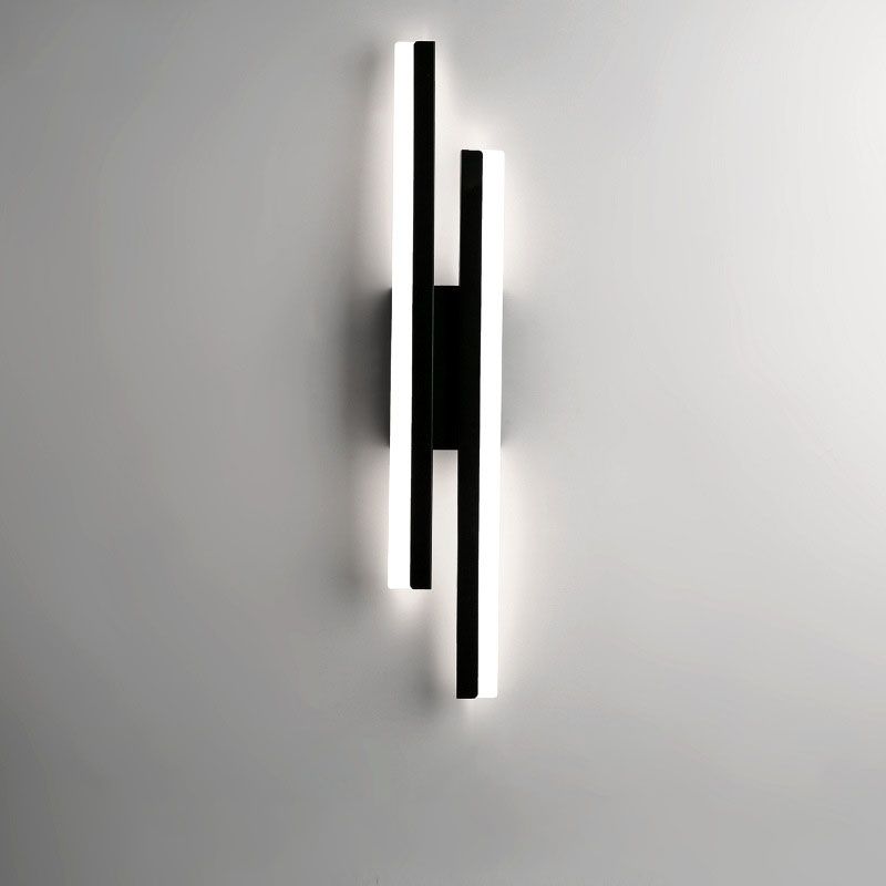 Alana Moderne LED Wandleuchte - Elegante Schwarz/Goldene Wandbeleuchtung für Wohnzimmer und Schlafzimmer