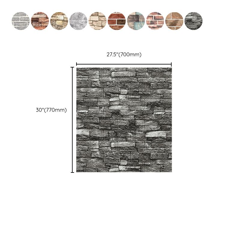 Frendorf | Künstliche Backsteinwandplatte Im industriellen Stil Einfaches Wohnen Wohnzimmer Wandpaneel (1-Pack)