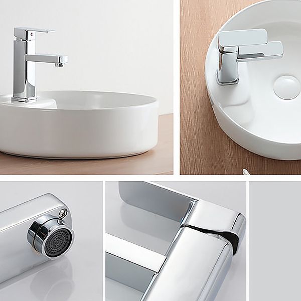 Frendorf | Glam Style Wasserhahn Einzelhebelgriff Waschbecken Wasserhahn für das Badezimmer