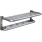 Frendorf | Moderne Badezimmer Zubehör Hardware Set Graue Handtuchstange Badregal Bad Hardware Set
