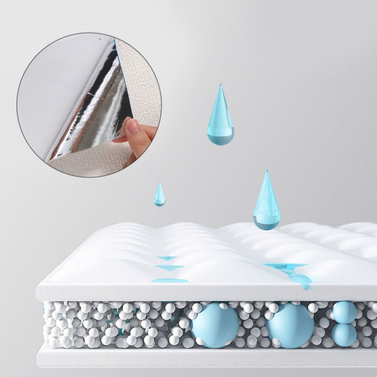 Frendorf | Modern Pearl Wandschmuck Flachs Wandzugangsplatte Abziehen und Aufkleben Dicke Schaumleiste