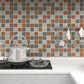 Frendorf | Moderne wasserdichte Mosaikfliese glatte Peel-and-Stick-Rückwandfliese für die Küche