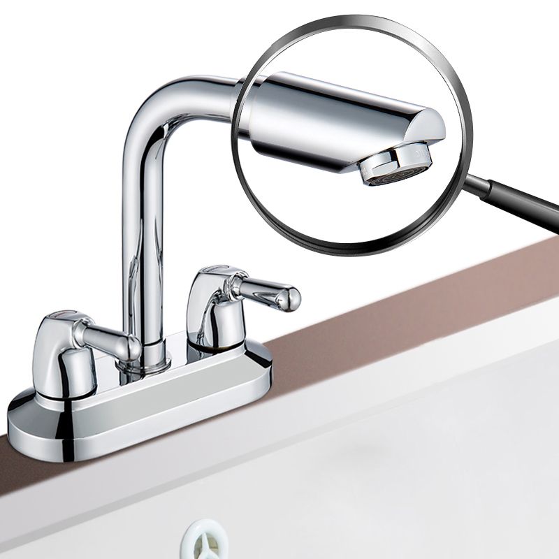 Frendorf | 2-Griff Modernes Gefäß Waschbecken Wasserhahn Drehauslauf Badezimmer Wasserhahn